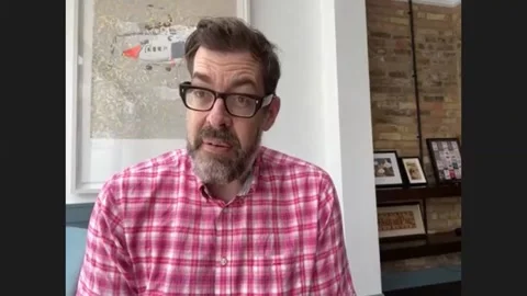 Interview with Richard Osman, Madrid, ES - 14 Sep 2021 Stock Footage 204056618