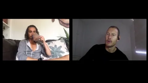 Interview with Robert Sheehan, Tom Hopper for The Umbrella Academy S2, 2020 Stock Footage 138637870