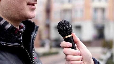 Interview from side angle 库存影片 71152853