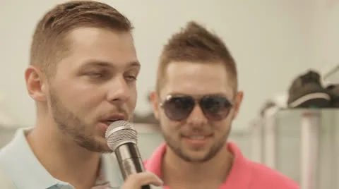 Interview twin brother Stock Footage 23891819