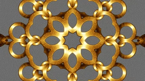 Interweaving of beautiful abstract ornament Stock Footage 144760233