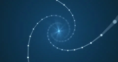 An interweaving of dots connected by lines Stock Footage 243182466