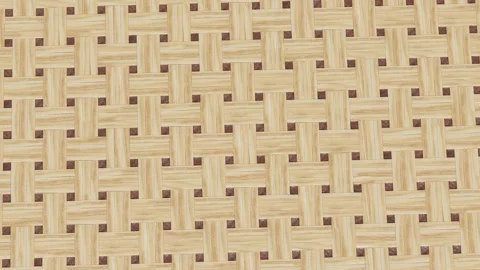 Interwoven Light Bamboo Mat Texture Stock Footage 320829472