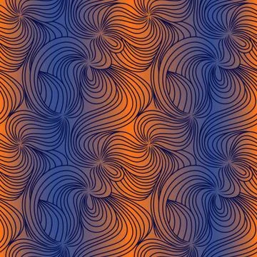 Interwoven seamless pattern Illustrazione stock