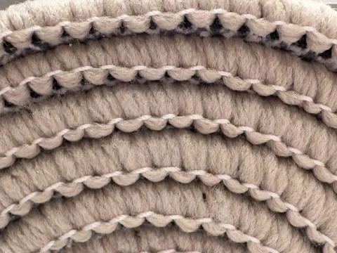 Interwoven Threads and Fibers, Different Weaving Techniques, Textured Patterns Stock Photos