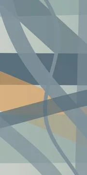 Interwoven translucent ribbons and angular planes form a sophisticated abst.. Stock Illustration