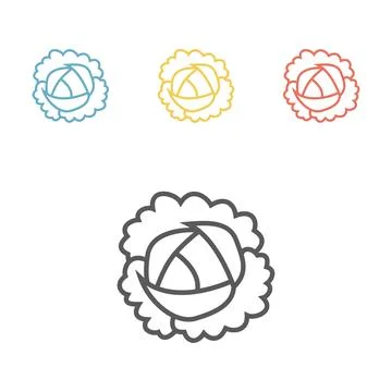 Intestinal gas. Vector icon for web graphic. 스톡 일러스트