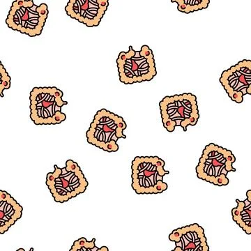 Intestinal obstruction disease vector seamless pattern Stock Illustration