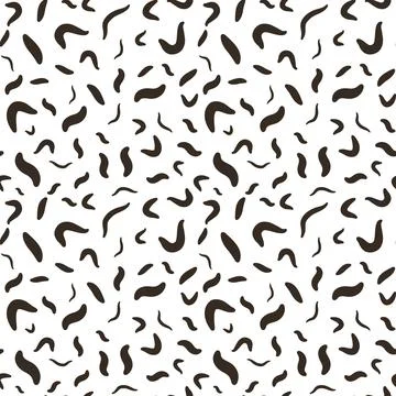 Intestinal Worms Helminths vector concept Seamless Pattern Illustrazione stock
