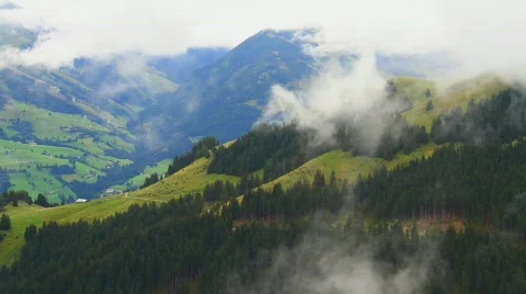 InTheAlps11-CloudsTimelapse Stock Footage 862059