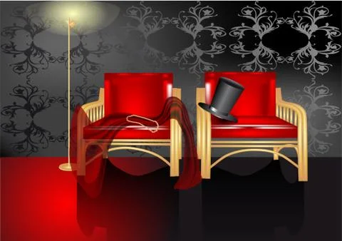 Intimate atmosphere Stock Illustration