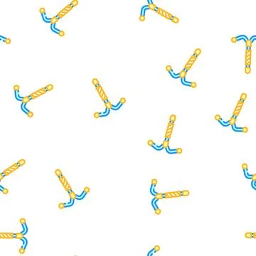 Intrauterine device vector seamless pattern sign Stockillustratie