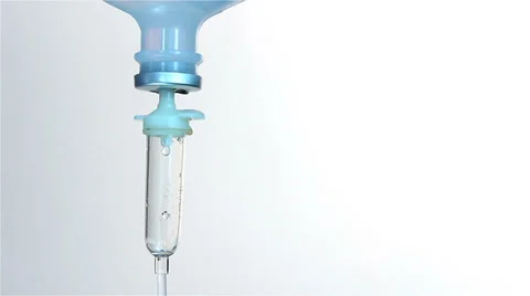Intravenous drip chamber Stock Footage 29655644
