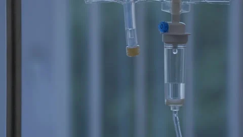 Intravenous drip fluid Stock-Footage 92543924