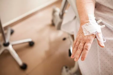 Intravenous line Stock Photos