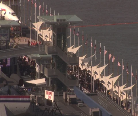 Intrepid Sea, Air and Space Museum Stock Footage 86748899