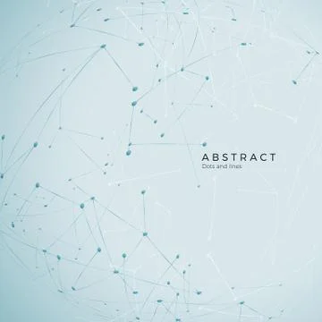 Intricacy node molecular or atomic chemistry structure pattern Stock Illustration