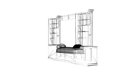 Intricate 3D Wireframe Design of a Stylish Furniture Piece in Minimalist Se.. Stock Footage 344725859