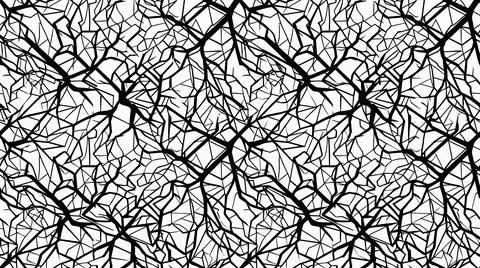 Intricate abstract background pattern with bold lines connecting geometric .. Stock Illustration