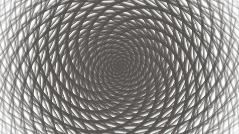 Intricate Abstract Design with a Spiral Pattern Stock Footage 302537664