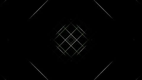 An Intricate Abstract Geometric Pattern set against a Dark Background, creating イラスト素材