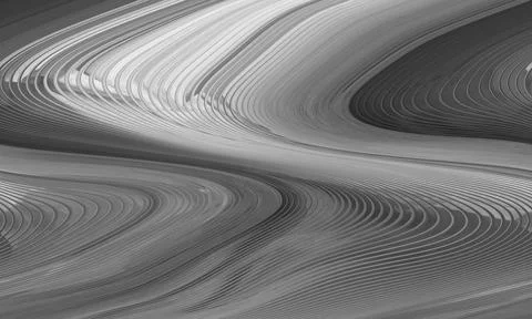 Intricate Abstract Monochrome Background with Dynamic Horizontal Waves and .. Stock Illustration
