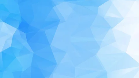Intricate abstract polygon figure combining light and dark blue triangles 库存影片 128351591