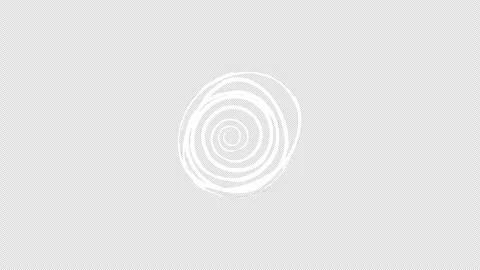 Intricate abstract scribble animation on transparent background alpha channel Video stock 281872880