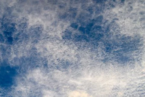 The intricate and beautiful cloud patterns in the sky above are truly mesmerizin Foto stock