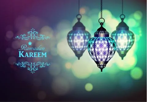 Intricate Arabic lamp Stock Illustration
