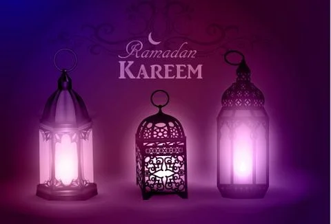 Intricate Arabic lamp Stock Illustration