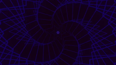 Intricate blue and black interconnected line pattern Stock Footage 323436796