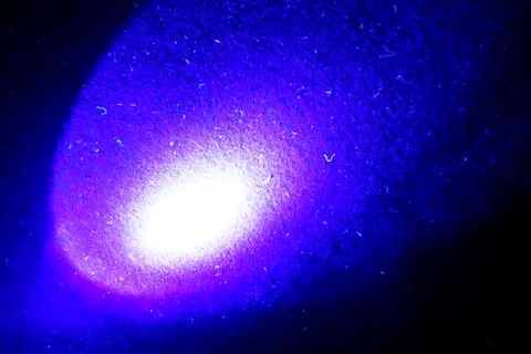 Intricate Blue Background Texture Illuminated by Lantern at Night Stock Photos