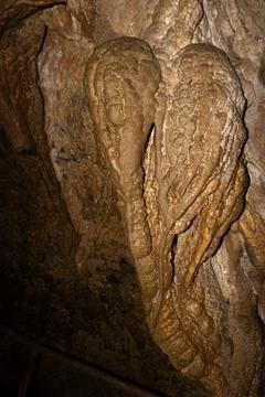 Intricate Cave Formations Deep Within Nepals Earth Stock Photos