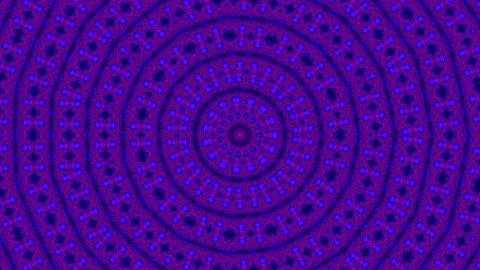 Intricate Circular Pattern in Vibrant Blue Neon with Geometric Details Stock Illustration