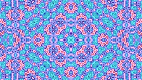 Intricate Classy Pattern Design, Kaleidoscope Background Loopable Stock Footage 284500184