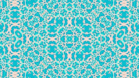 Intricate Classy Pattern Design, Kaleidoscope Background Loopable Stock Footage 284500185