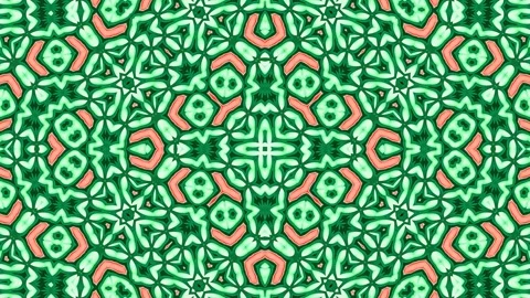 Intricate Classy Pattern Design, Kaleidoscope Background Loopable Stock Footage 284500186