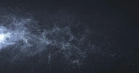 Intricate clouds of snow Stock Footage 253506819