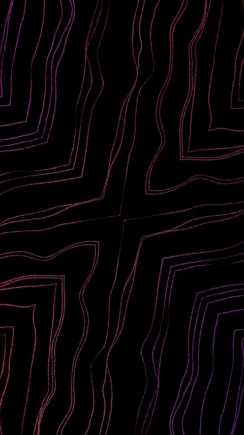 Intricate designs shift and flow with vibrant colors in a mesmerizing display Stock Footage 312064001