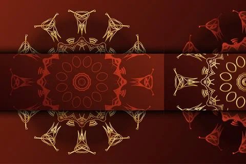 Intricate Diamond Framed Mandala Artwork With Radiating Floral Geometry Design Иллюстрация