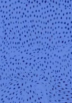 Intricate dotted texture on a textile blue background. Stock Photos