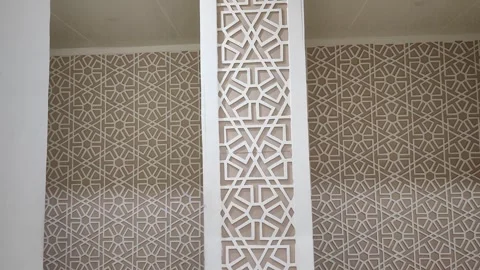 Intricate geometric Islamic patterns Stock Footage 341367409