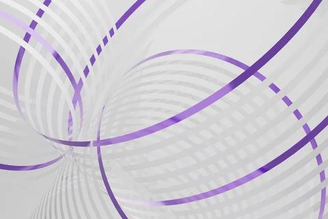 Intricate geometric pattern - reflective metallic violet waves in a fluid mot Stock Photos