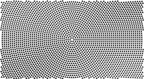 Intricate geometric pattern with repeating triangular shapes in shades of gre Illustrazione stock