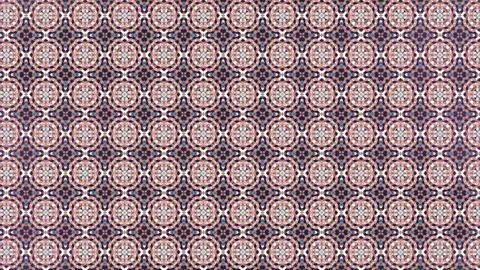 Intricate geometric pattern with symmetrical mandala designs. Ethnic art texture Stock Illustration