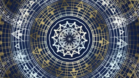 Intricate geometric patterns with waves and lines in motion Stock Footage 337233821