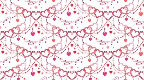 Intricate geometric red abstract pattern design イラスト素材
