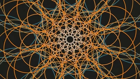 Intricate glowing abstract neural network connection digital tech background Stock Footage 340380562