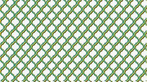 Intricate Green and White Pattern Design for Textiles and Decor. 스톡 일러스트